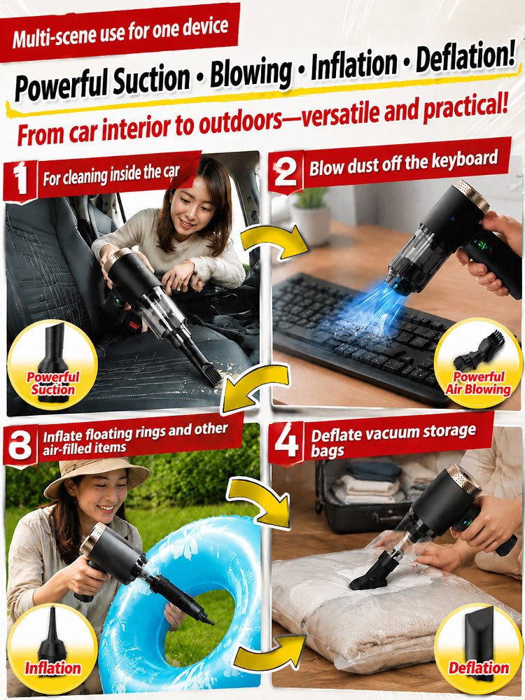 🌪️⚡ 32,000 Pa storm-force suction erases all dirt instantly!
