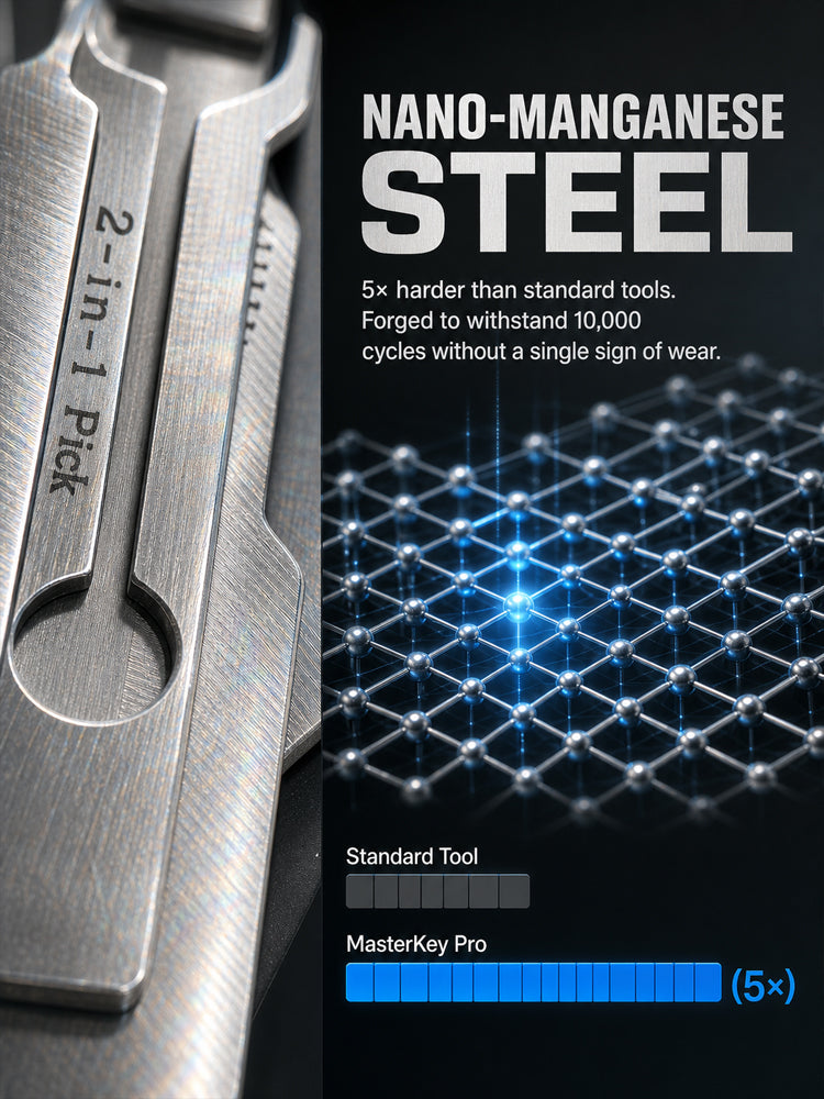 【Zero-Damage Design】SafeEntry Elite™ - Precision tension bars, no mechanical stress