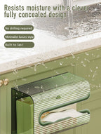 Acrylic wall-mounted tissue dispenser box