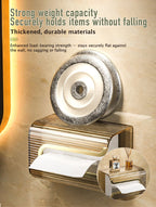 Acrylic wall-mounted tissue dispenser box