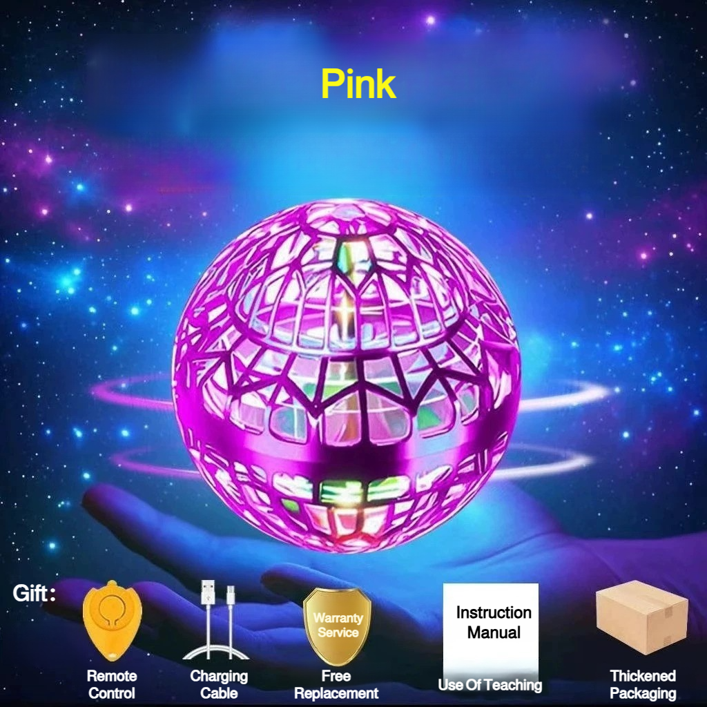 【AI Boomerang】🤩FlyBack Pro™ Release Pressure Flying Ball Toy- Auto-returns to hand, interactive flying ball