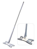 Hand-free rotating floor mop