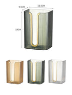 Acrylic wall-mounted tissue dispenser box