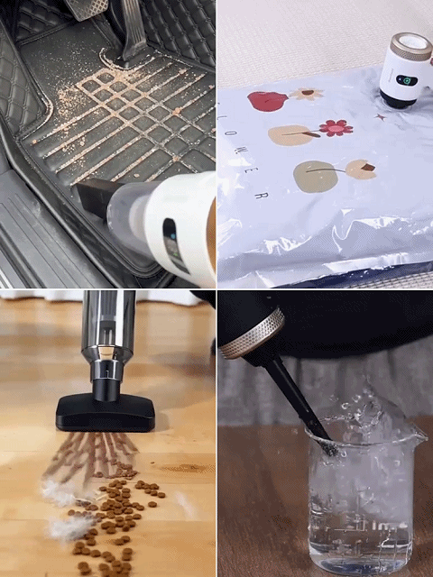 🌪️⚡ 32,000 Pa storm-force suction erases all dirt instantly!