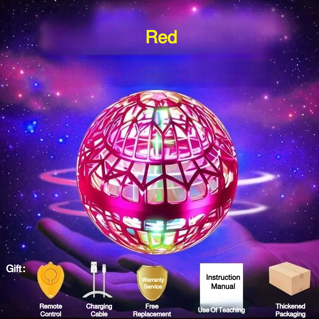 【AI Boomerang】🤩FlyBack Pro™ Release Pressure Flying Ball Toy- Auto-returns to hand, interactive flying ball