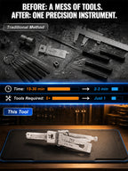 【Zero-Damage Design】SafeEntry Elite™ - Precision tension bars, no mechanical stress