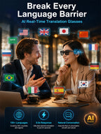 Flagship AI Smart Glasses: 3-in-1 Reading, Sunglasses & AI Glasses. Features Auto-Focus & Smart Tint Tech!