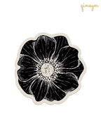 [Water Absorbing and Oil Repelling] Rose Flower Kitchen Bathroom Siliceous Clay Drain Pad
