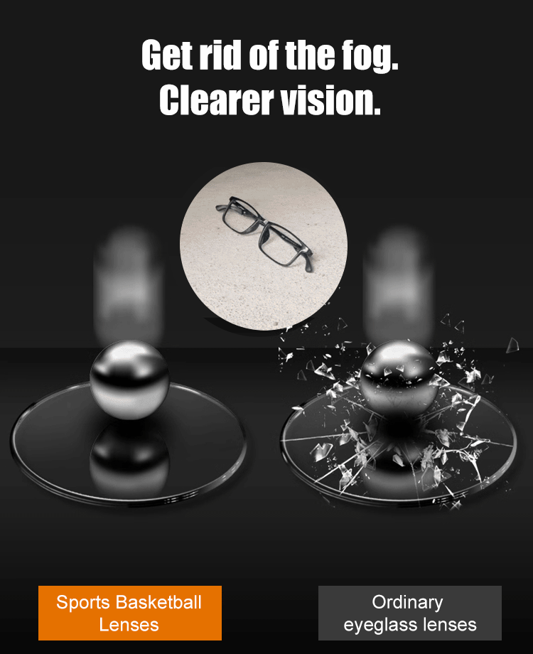 No eye exam needed • Lifetime use • Auto-focus from -10.0° to +10.0° — Multifocal sports glasses