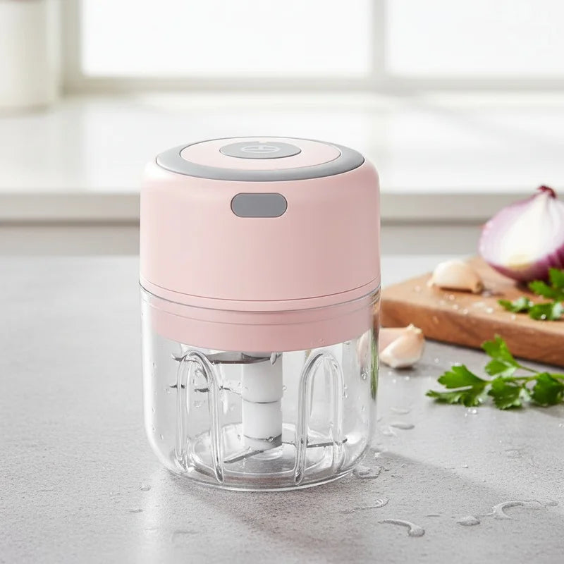 Household Wireless Garlic Puller Mini Food Processor