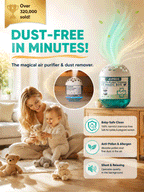 【Air Purification Wonder】🌬️[Baby & Mom Safe Purification] ✨Whole-House Dust Buster Smart Vacuum Cube