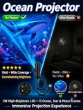 Comauo™ Ocean & Galaxy Projector: Ultra-HD Sphere Tech, Turns Your Room & Car Into an Aquarium in 1s.