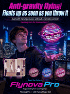 【AI Boomerang】🤩FlyBack Pro™ Release Pressure Flying Ball Toy- Auto-returns to hand, interactive flying ball