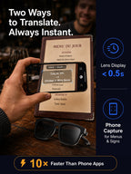 Flagship AI Smart Glasses: 3-in-1 Reading, Sunglasses & AI Glasses. Features Auto-Focus & Smart Tint Tech!