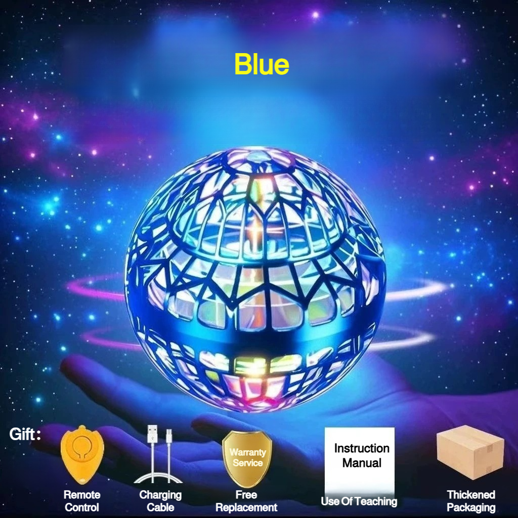 【AI Boomerang】🤩FlyBack Pro™ Release Pressure Flying Ball Toy- Auto-returns to hand, interactive flying ball
