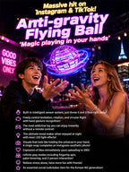 【AI Boomerang】🤩FlyBack Pro™ Release Pressure Flying Ball Toy- Auto-returns to hand, interactive flying ball