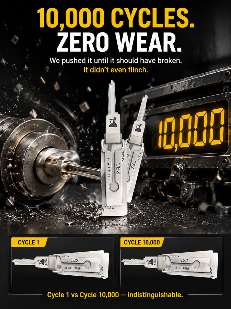 【Zero-Damage Design】SafeEntry Elite™ - Precision tension bars, no mechanical stress