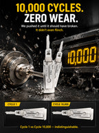 【Zero-Damage Design】SafeEntry Elite™ - Precision tension bars, no mechanical stress