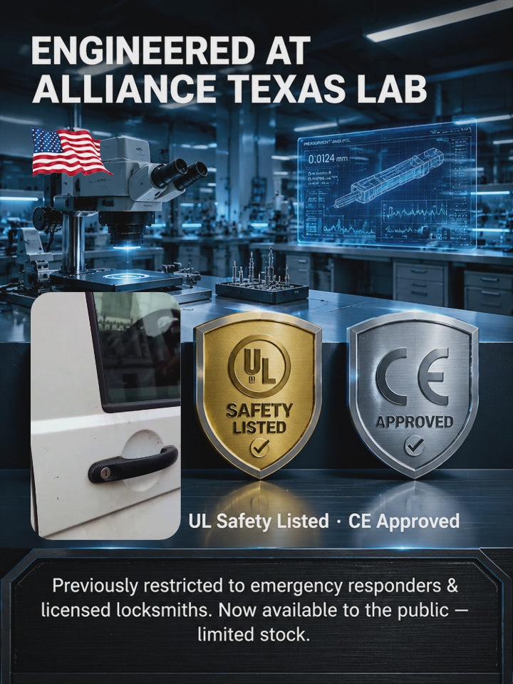 【Zero-Damage Design】SafeEntry Elite™ - Precision tension bars, no mechanical stress