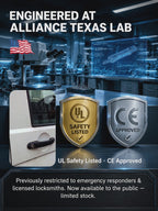 【Zero-Damage Design】SafeEntry Elite™ - Precision tension bars, no mechanical stress