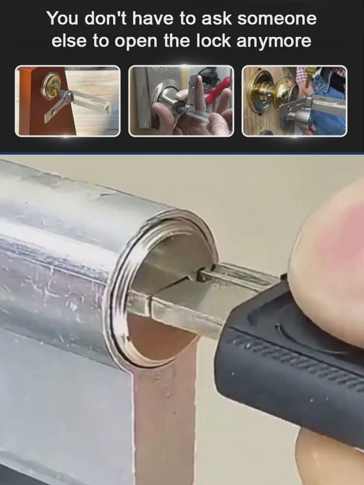 【Zero-Damage Design】SafeEntry Elite™ - Precision tension bars, no mechanical stress