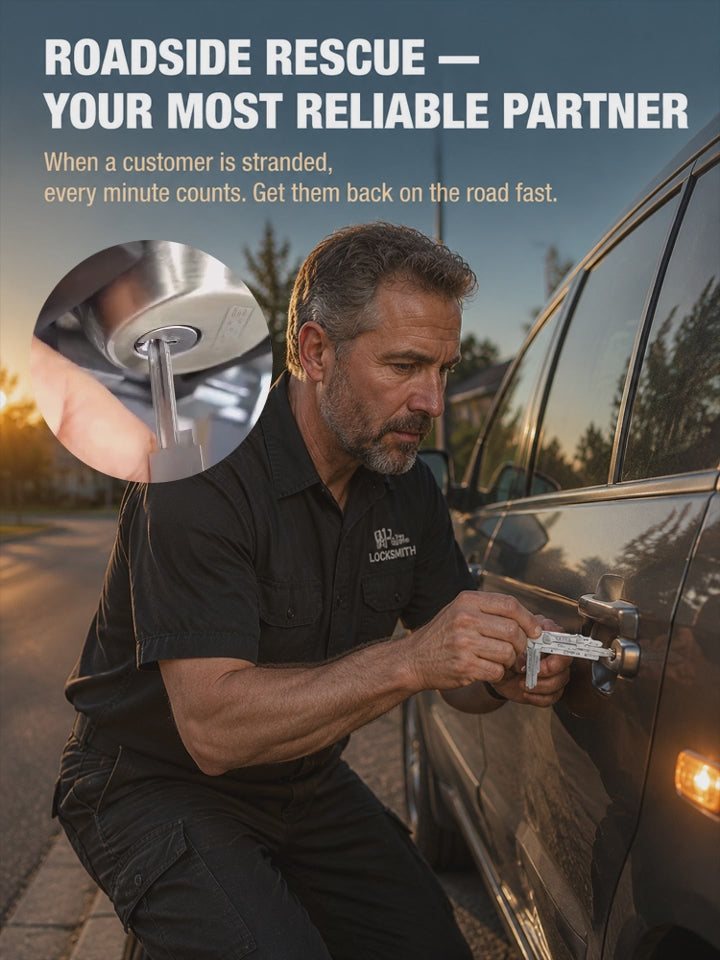 【Zero-Damage Design】SafeEntry Elite™ - Precision tension bars, no mechanical stress